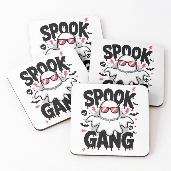 Item preview, Spook Gang Cool Ghost – Halloween Spooky Spirit designed and sold by Taans-Creation.