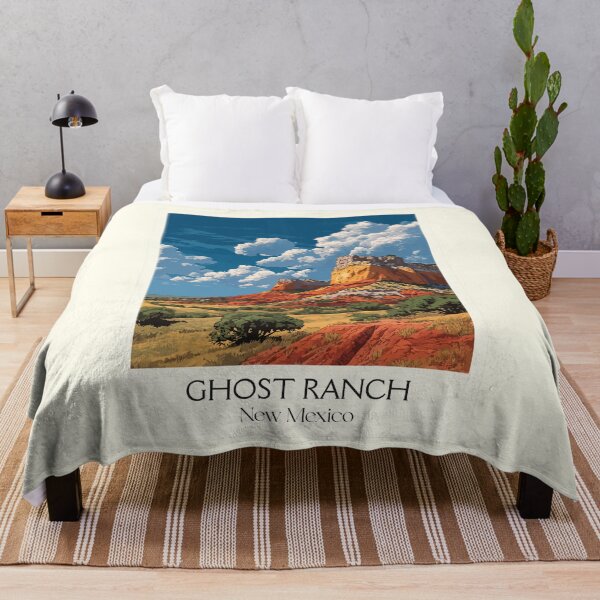Item preview, Ghost Ranch New Mexico Travel Poster | Vintage Georgia O'Keeffe Landscape Art designed and sold by TuncGK.