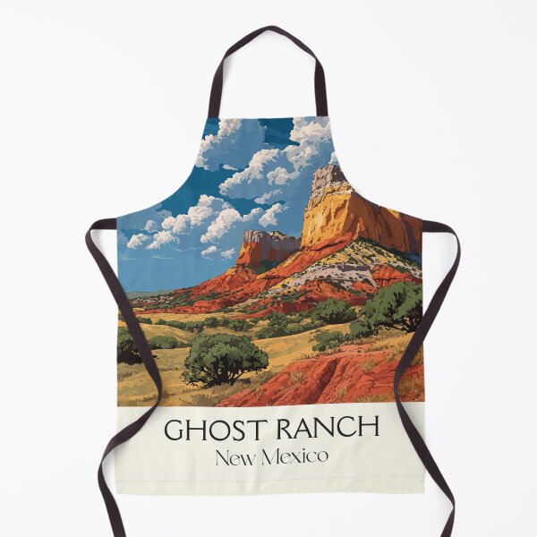 Item preview, Ghost Ranch New Mexico Travel Poster | Vintage Georgia O'Keeffe Landscape Art designed and sold by TuncGK.