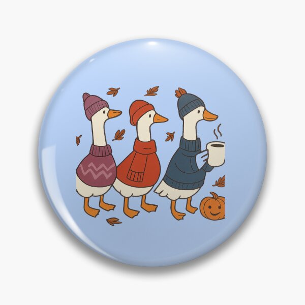 Item preview, Cozy Autumn Geese – Warm & Whimsical. Oies d’Automne – Chaleur et Charme designed and sold by Drawingshirts.