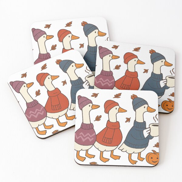 Item preview, Cozy Autumn Geese – Warm & Whimsical. Oies d’Automne – Chaleur et Charme designed and sold by Drawingshirts.