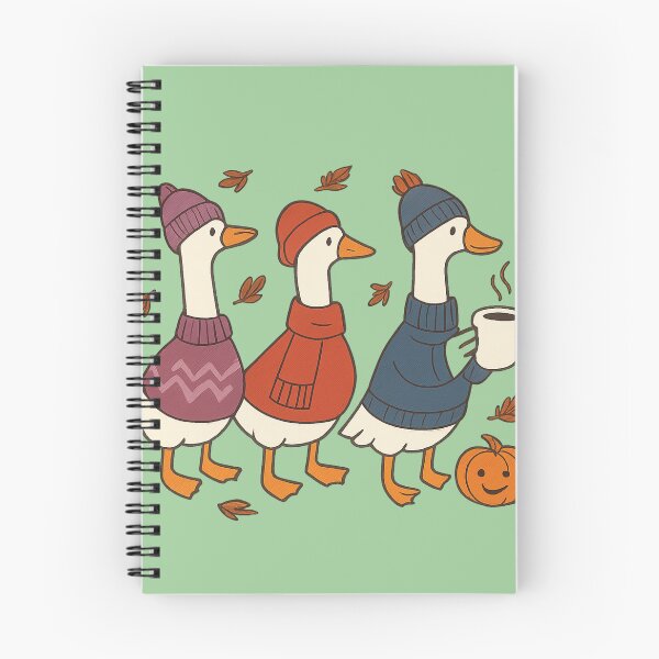 Item preview, Cozy Autumn Geese – Warm & Whimsical. Oies d’Automne – Chaleur et Charme designed and sold by Drawingshirts.