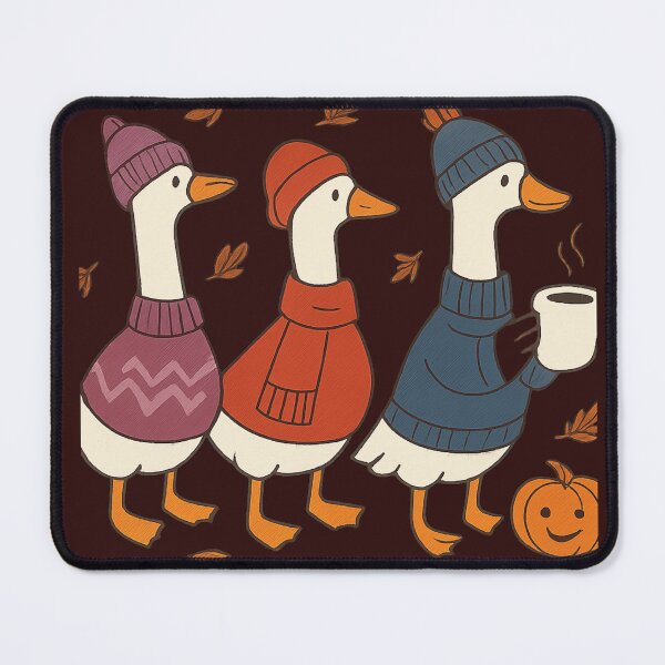 Item preview, Cozy Autumn Geese – Warm & Whimsical. Oies d’Automne – Chaleur et Charme designed and sold by Drawingshirts.