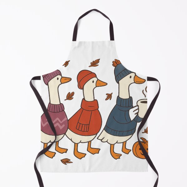 Item preview, Cozy Autumn Geese – Warm & Whimsical. Oies d’Automne – Chaleur et Charme designed and sold by Drawingshirts.