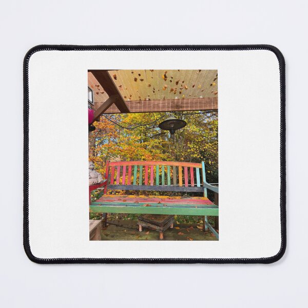 Item preview, „Bunter Herbst – Ruhe auf den Bänken“ : „Colorful Autumn – Peaceful Benches“ designed and sold by Yaroplanner.