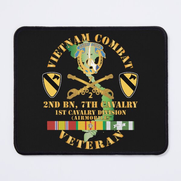 Item preview, Army - Vietnam Combat Cavalry Vet w 2nd Bn 7th Cav DUI - 1st Cav Div X 300 designed and sold by Military Insignia Products.