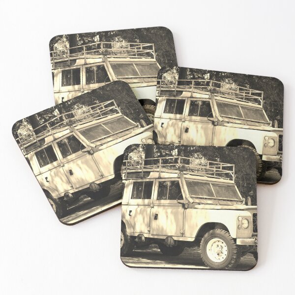 Item preview, Vintage Land Rover in Sepia Tones designed and sold by Cynthia48.