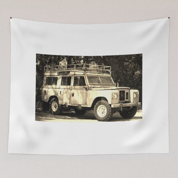 Item preview, Vintage Land Rover in Sepia Tones designed and sold by Cynthia48.