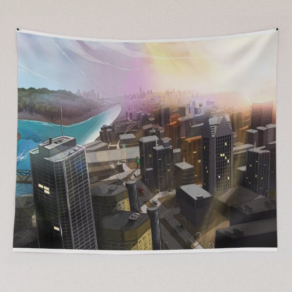 Item preview, CityPlace Square designed and sold by SeenThruTheFog.