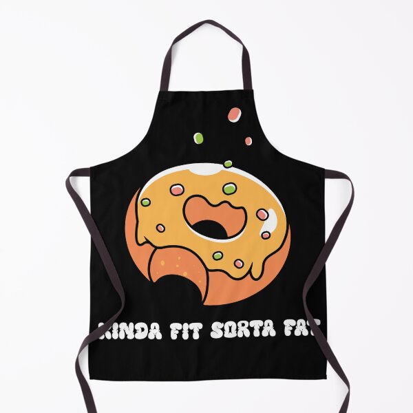 Item preview, Kinda Fit Sorta Fat - Funny Donut Fitness designed and sold by WonderMix.