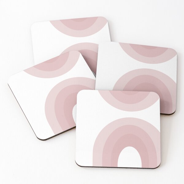 Item preview, Simple Minimal Rainbow in Soft Pink designed and sold by Pattern&Pixel.