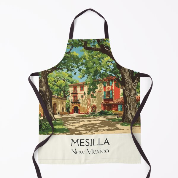 Item preview, Mesilla New Mexico Travel Poster | Vintage Historic Old Town Plaza Wall Art designed and sold by TuncGK.