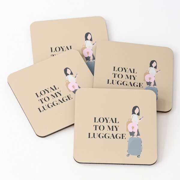 Item preview, Loyal to My Luggage – Bold Travel Quote Design designed and sold by SavSoulSN.