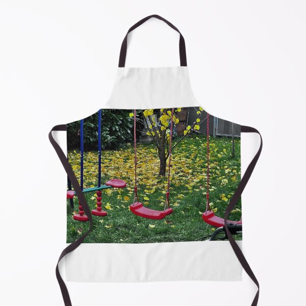 Item preview, Bunter Herbst – Bänke und Schaukel im Park“ : „Colorful Autumn – Benches and Swing in the Park“ designed and sold by Yaroplanner.