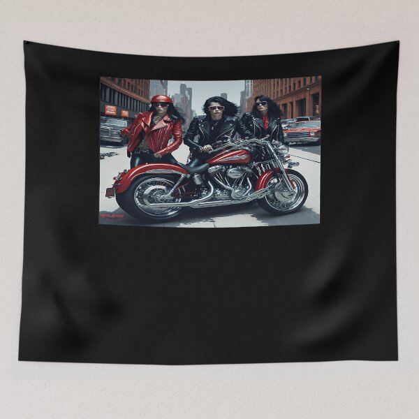 Item preview, Rock Band And Riders Group At The City To Play Rock 220 designed and sold by Kennitroman.
