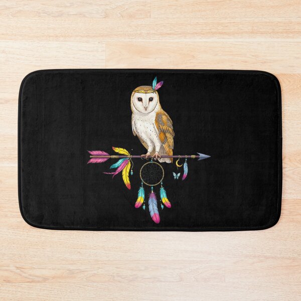 Item preview, Owl Sitting on Dreamcatcher Branch designed and sold by TeeARTHY.