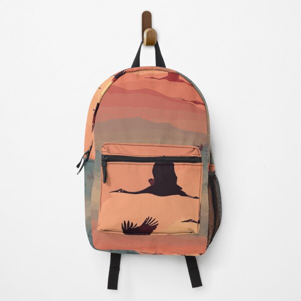 Item preview, Socorro New Mexico Poster | Vintage Bosque del Apache & Sandhill Crane Art designed and sold by TuncGK.
