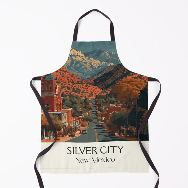 Item preview, Silver City New Mexico Travel Poster | Vintage Gila Wilderness Gateway Art designed and sold by TuncGK.