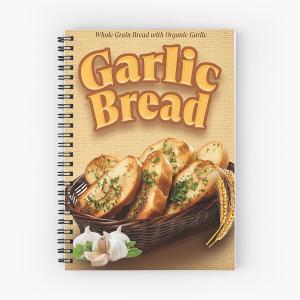 Item preview, Garlic Bread: Whole Grain Bread with Organic Garlic designed and sold by Bailey-Tichenor-Designs.