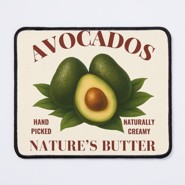 Item preview, Nature’s Butter | Retro Avocado Art | Funny Fruit Pun Design designed and sold by MagicPixelsBtq.