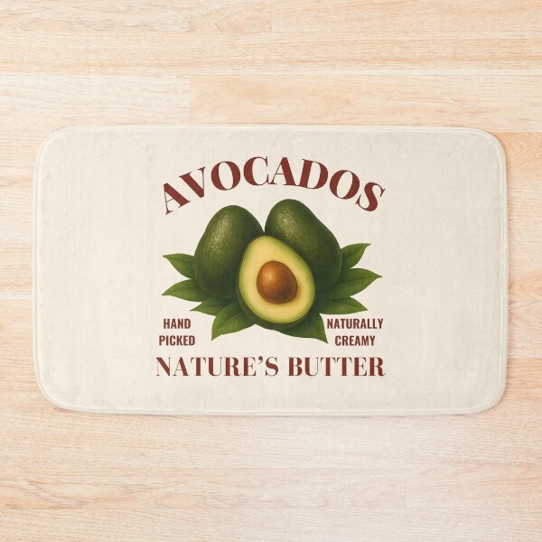 Item preview, Nature’s Butter | Retro Avocado Art | Funny Fruit Pun Design designed and sold by MagicPixelsBtq.
