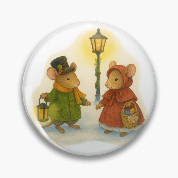 Item preview, Victorian Carol Singing Mice - Christmas - Festive Art designed and sold by TheWishingShed.