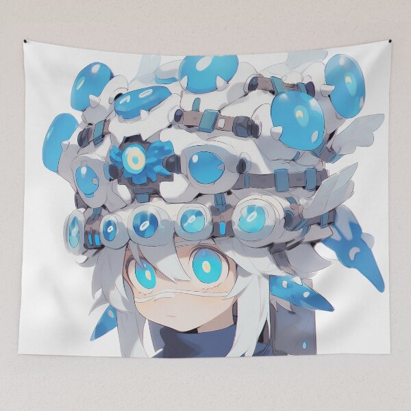 Item preview, Blue Optics Anime Mecha Helmet designed and sold by bubblegoth.