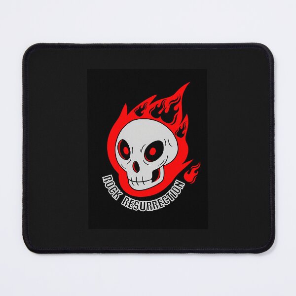 Item preview, Rock Resurrection Flaming Skull Logo 337 designed and sold by LiaRosen.