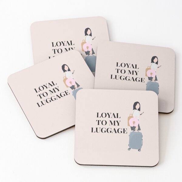 Item preview, Loyal to My Luggage – Travel Quote Sticker designed and sold by SavSoulSN.