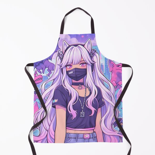 Item preview, Masked Neko DJ with Night Bats designed and sold by bubblegoth.