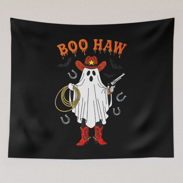 Item preview, Ghost Cowboy Boo Haw designed and sold by TeeARTHY.