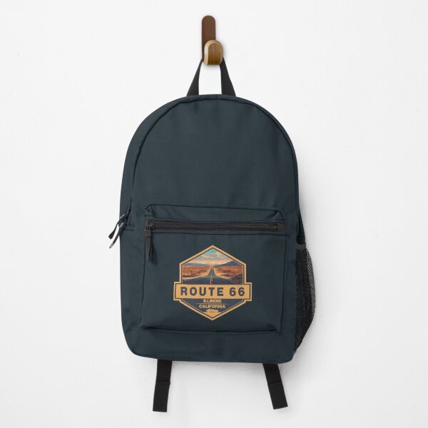 Item preview, Historic Route 66 USA Travel Art Badge designed and sold by KrisSidDesigns.