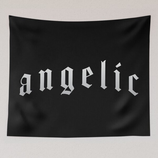 Item preview, Angelic Gothic Style Typography Design designed and sold by thegoodwordsco.