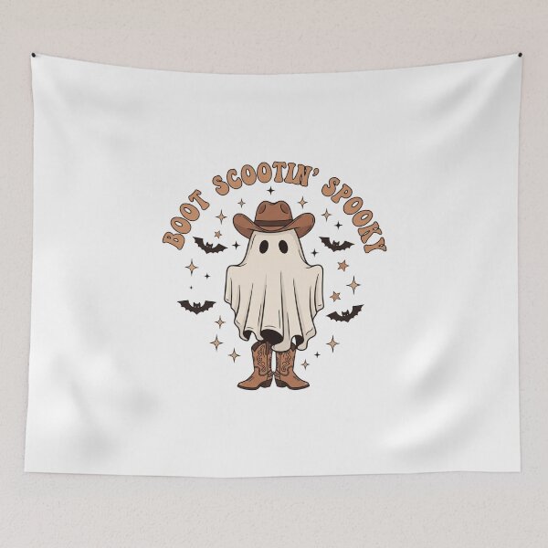 Item preview, Boot Scootin' Spooky Western Ghost Cowboy Halloween designed and sold by RocknCat.