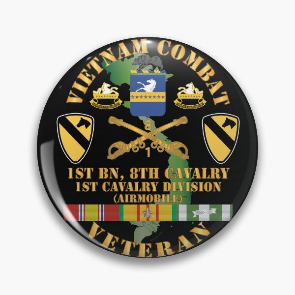 Item preview, Army - Vietnam Combat Cavalry Veteran w 1st Bn - 8th Cav COA - 1st Cav Div wo Airmobile designed and sold by Military Insignia Products.