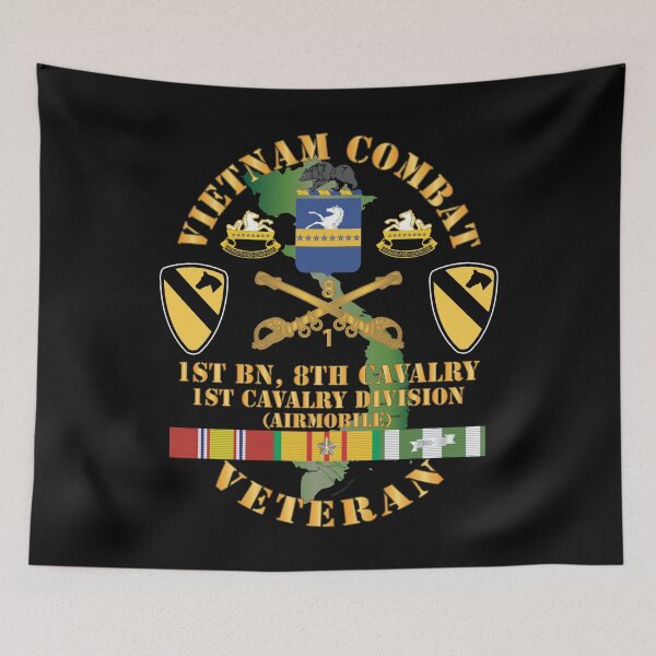 Item preview, Army - Vietnam Combat Cavalry Veteran w 1st Bn - 8th Cav COA - 1st Cav Div wo Airmobile designed and sold by Military Insignia Products.
