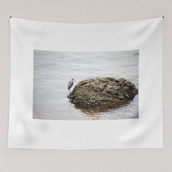 Item preview, Heron Standing on River Rock designed and sold by Cynthia48.