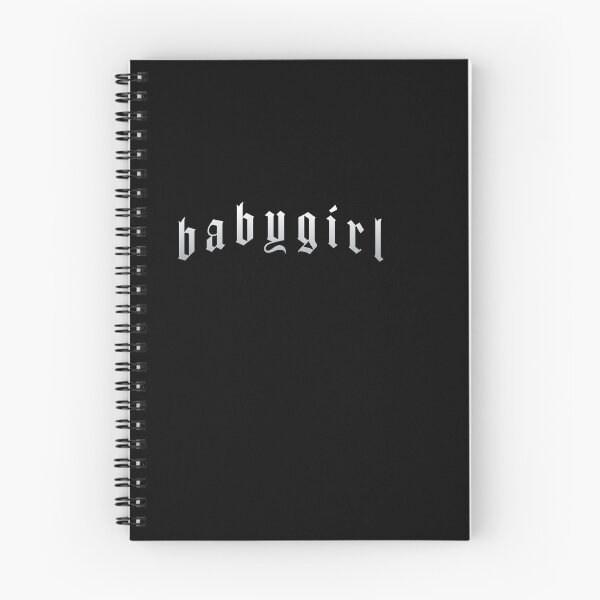 Item preview, Baby girl Gothic Style Typography Design designed and sold by thegoodwordsco.