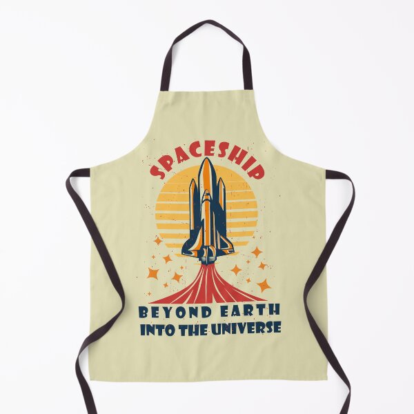 Item preview, Retro Spaceship Rocket Launch Beyond Earth Adventure designed and sold by DaVinciFeather.