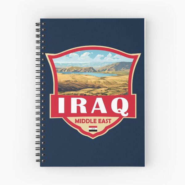 Item preview, Iraq Illustration Retro Badge designed and sold by KrisSidDesigns.