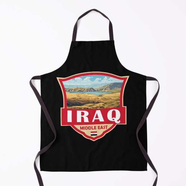 Item preview, Iraq Illustration Retro Badge designed and sold by KrisSidDesigns.