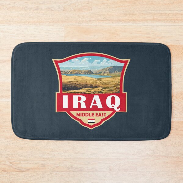 Item preview, Iraq Illustration Retro Badge designed and sold by KrisSidDesigns.