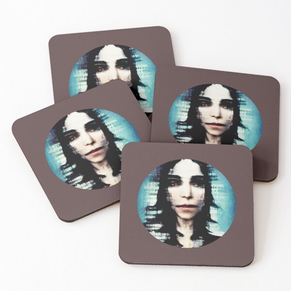 Item preview, Glitch-art portrait of PJ Harvey designed and sold by Lazetakacs.