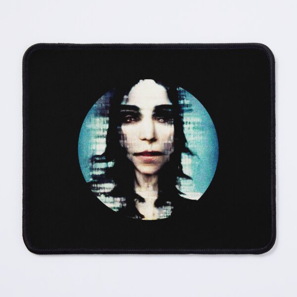 Item preview, Glitch-art portrait of PJ Harvey designed and sold by Lazetakacs.