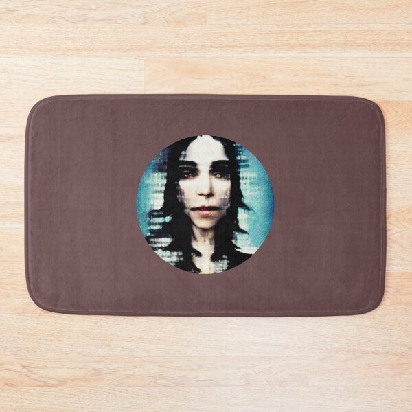 Item preview, Glitch-art portrait of PJ Harvey designed and sold by Lazetakacs.