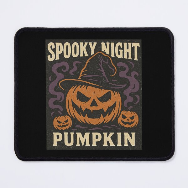 Item preview, Spooky Night Pumpkin Vintage Halloween Jack O' Lanternn Stamp designed and sold by Tim Mendy.