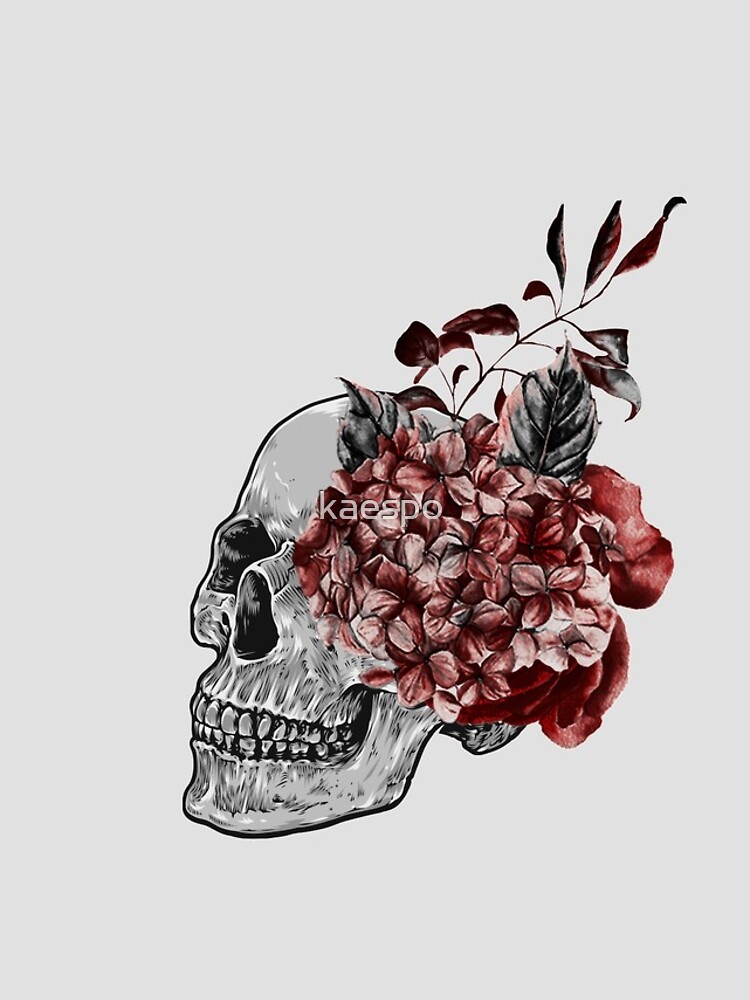 Floral Skull - Anatomical Summer Flowers by kaespo