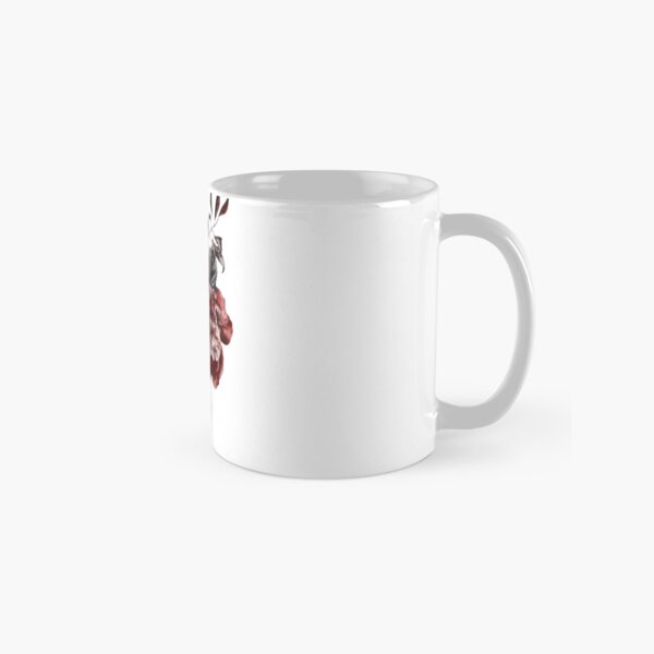 Floral Skull - Anatomical Summer Flowers Classic Mug