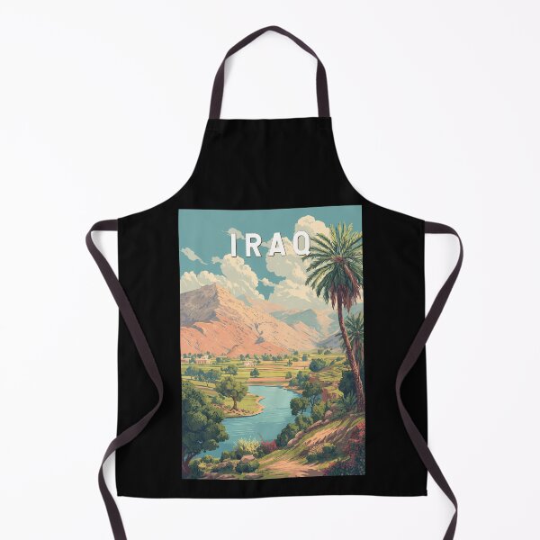 Item preview, Iraq Illustration Travel Art Vintage designed and sold by KrisSidDesigns.