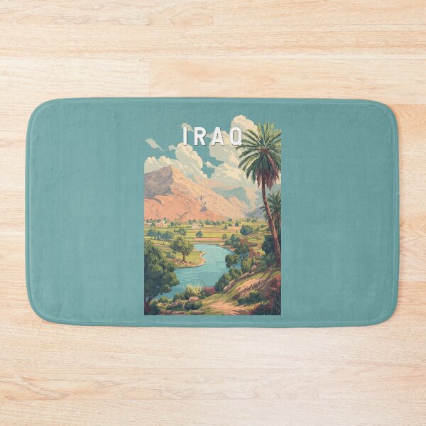 Item preview, Iraq Illustration Travel Art Vintage designed and sold by KrisSidDesigns.